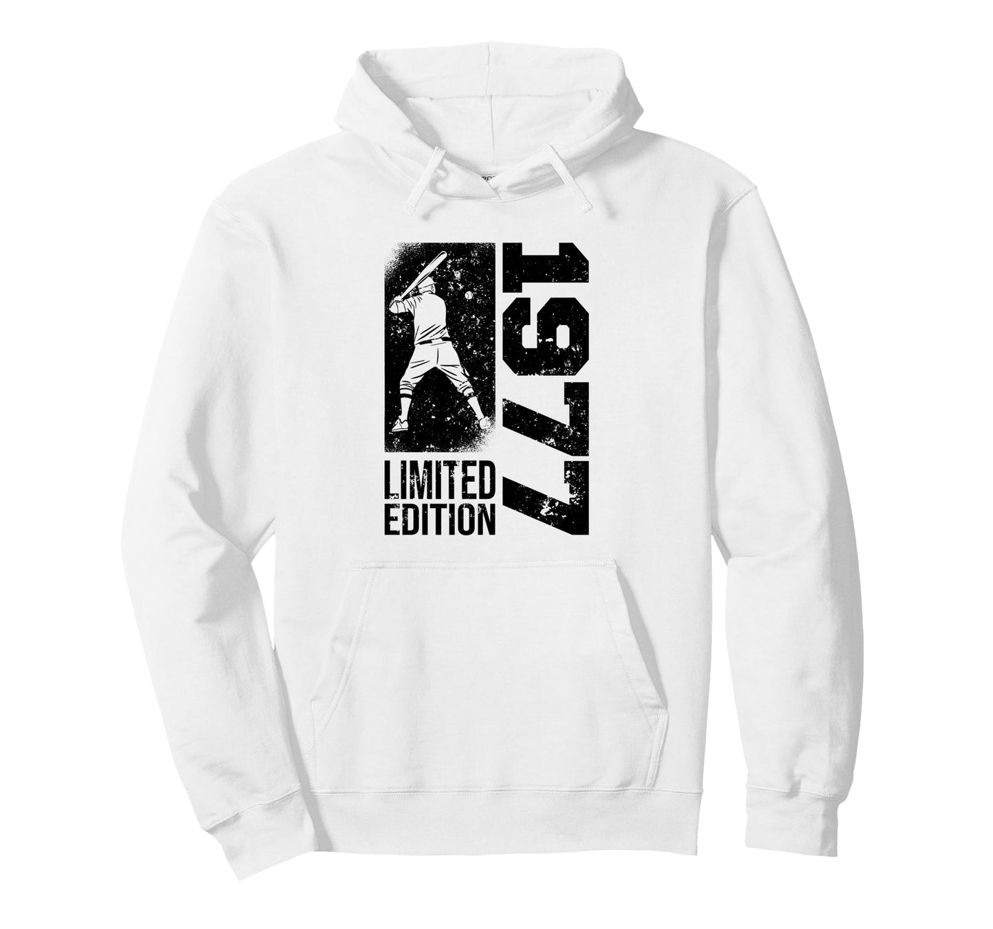 Baseball Player Born 1977 Birthday Hoodie - Streetwear Style Unisex - T-Shirt, Sweatshirt, Hoodie