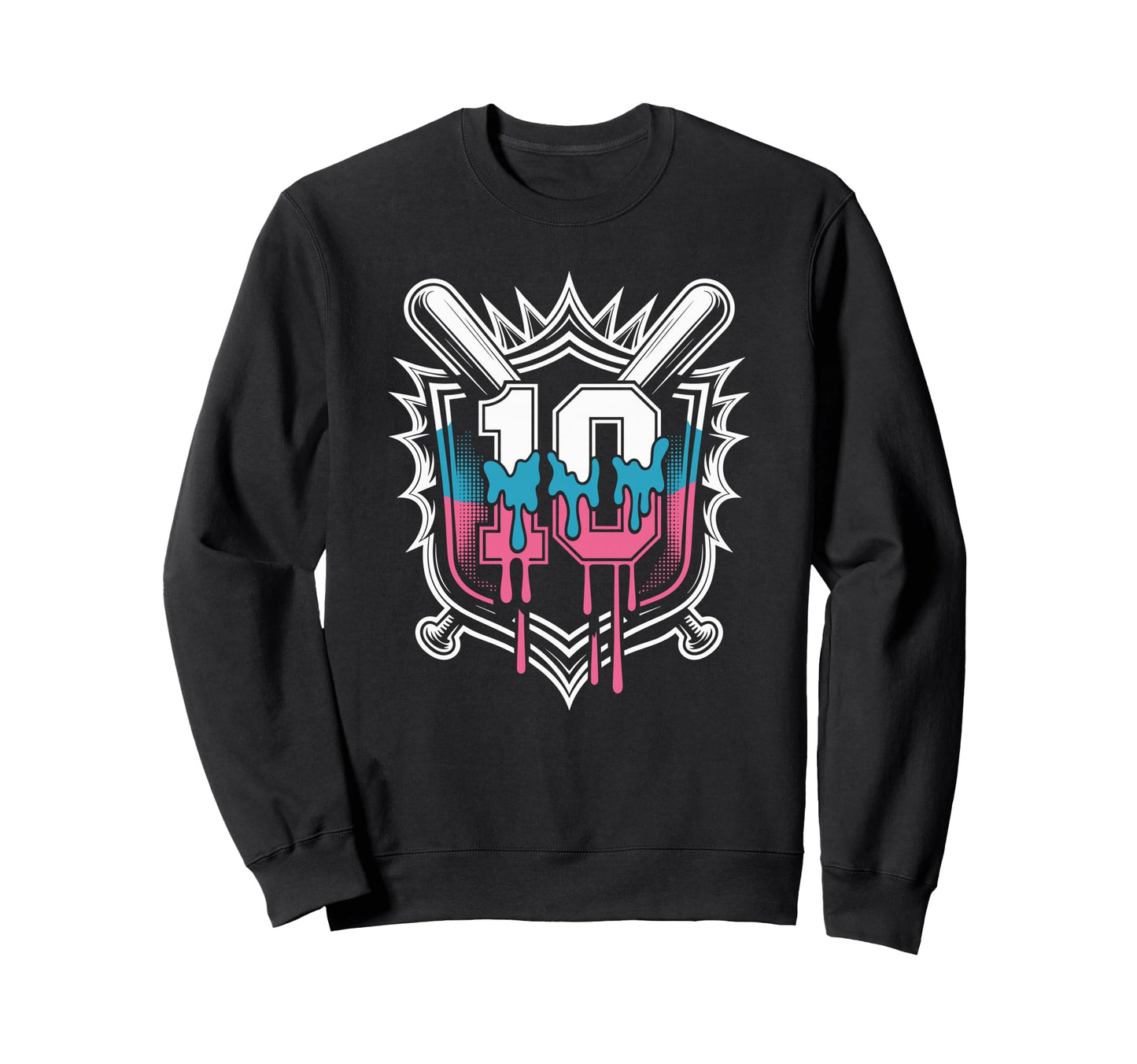 Baseball Birthday Energy Party Day Sweatshirt - Graphic Print for Adults - T-Shirt, Sweatshirt, Hoodie