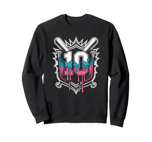 Baseball Birthday Energy Party Day Sweatshirt - Graphic Print for Adults - T-Shirt, Sweatshirt, Hoodie