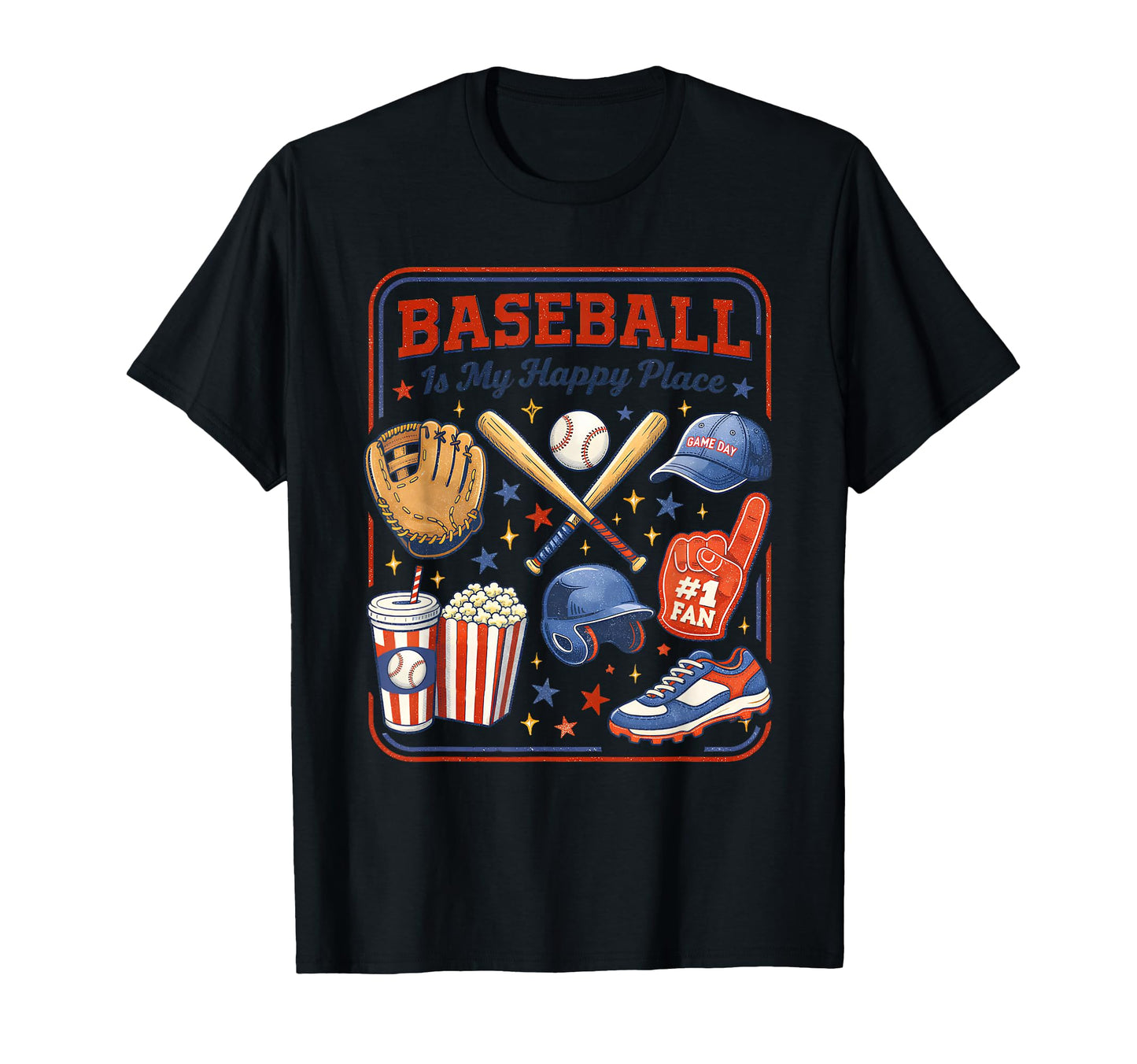 Coquette Baseball Is My Happy Place T-Shirt - Trendy Graphic Men Women - T-Shirt, Sweatshirt, Hoodie