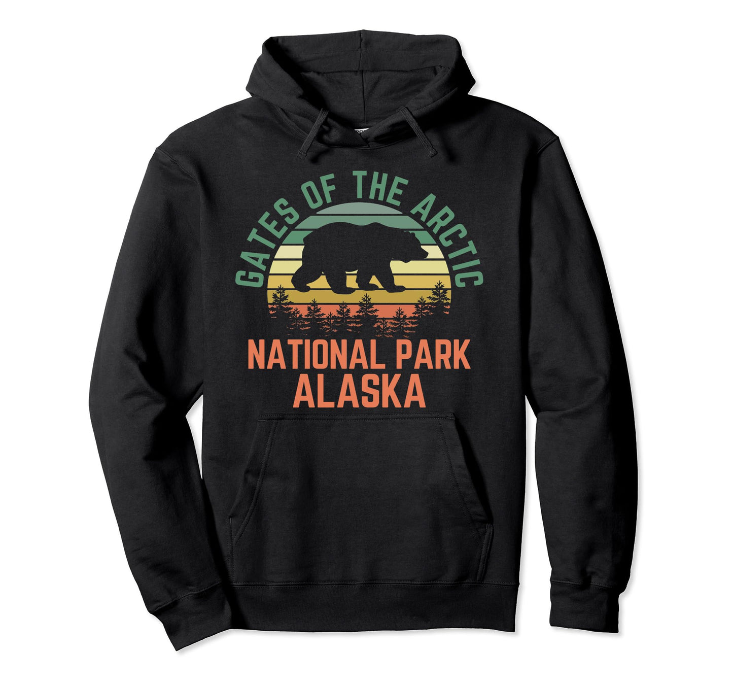 Gates Arctic National Park Alaska Moose Hoodie - Trendy Graphic Unisex - T-Shirt, Sweatshirt, Hoodie