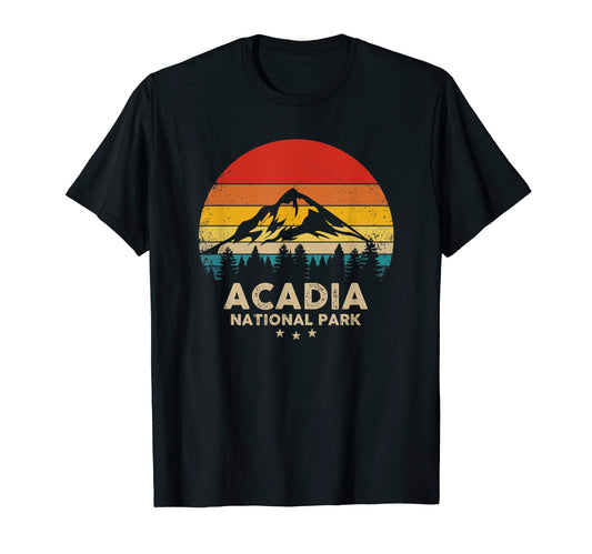Acadia National Park Souvenir T-Shirt - Minimalist Print for Adults - T-Shirt, Sweatshirt, Hoodie