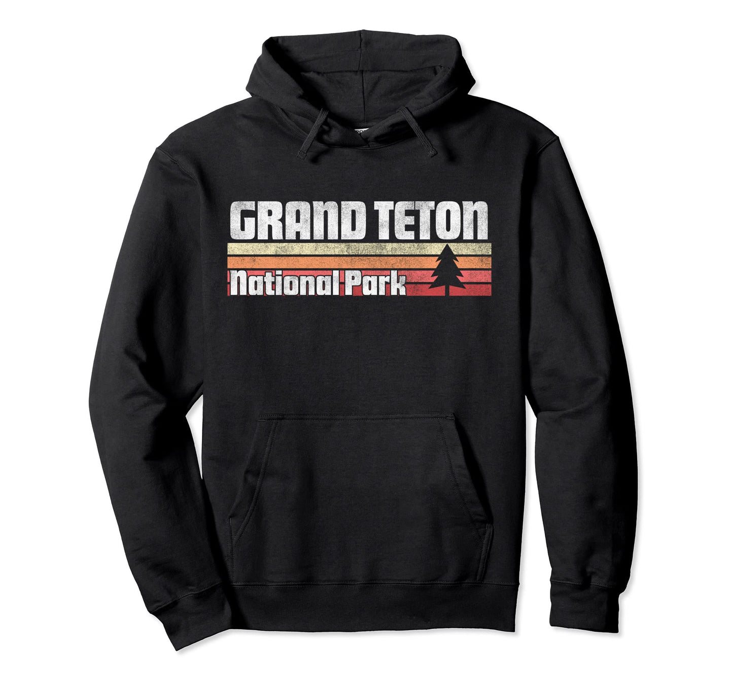 Grand Teton National Park 70S 80S 90S Hoodie - Unique Graphic Men Women - T-Shirt, Sweatshirt, Hoodie