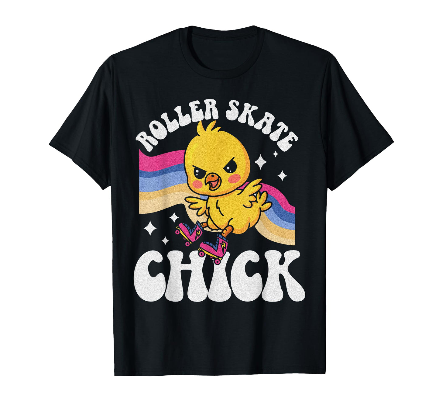 Roller Skating Skate 1970S Chicken Roller T-Shirt - Streetwear Style Unisex - T-Shirt, Sweatshirt, Hoodie