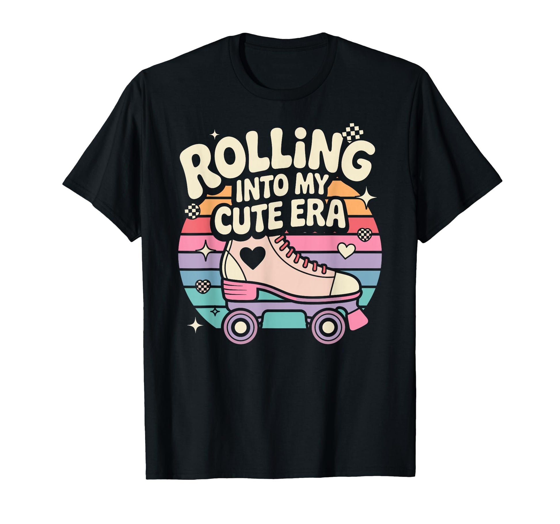 Rolling Into My Era Roller Skating T-Shirt - Trendy Graphic Men Women - T-Shirt, Sweatshirt, Hoodie