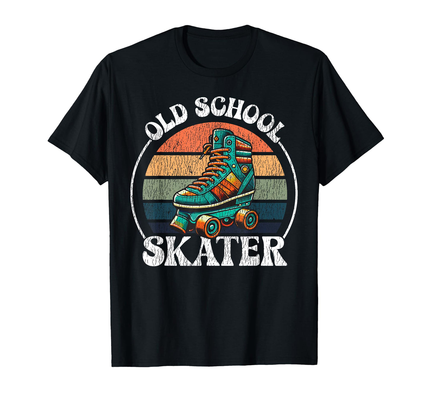 Roller Skating Skate 1970S Old T-Shirt - Novelty Apparel for Adults - T-Shirt, Sweatshirt, Hoodie