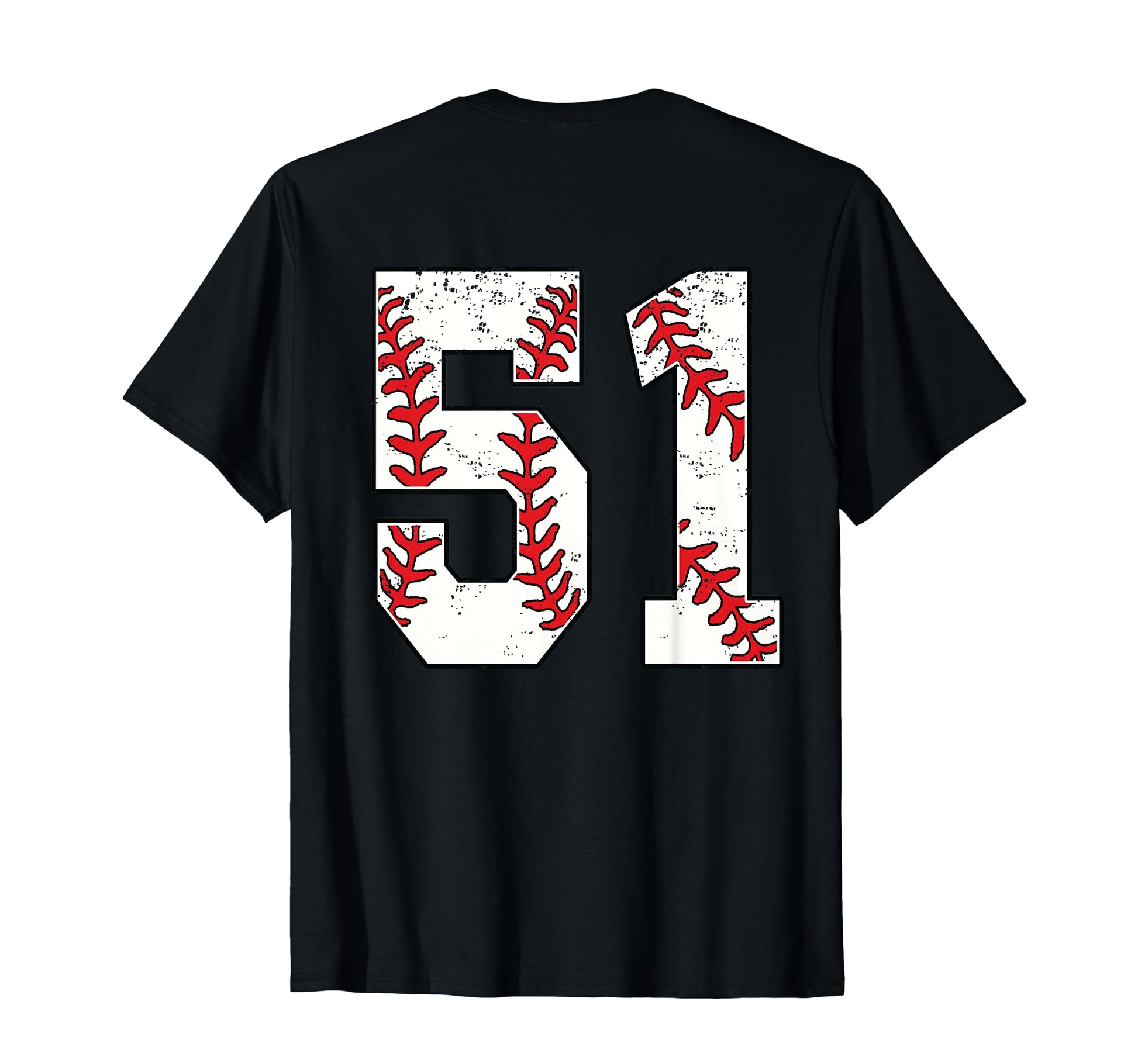 Number 51 Baseball Jersey Number 51 Back T-Shirt - Trendy Graphic Men Women - T-Shirt, Sweatshirt, Hoodie