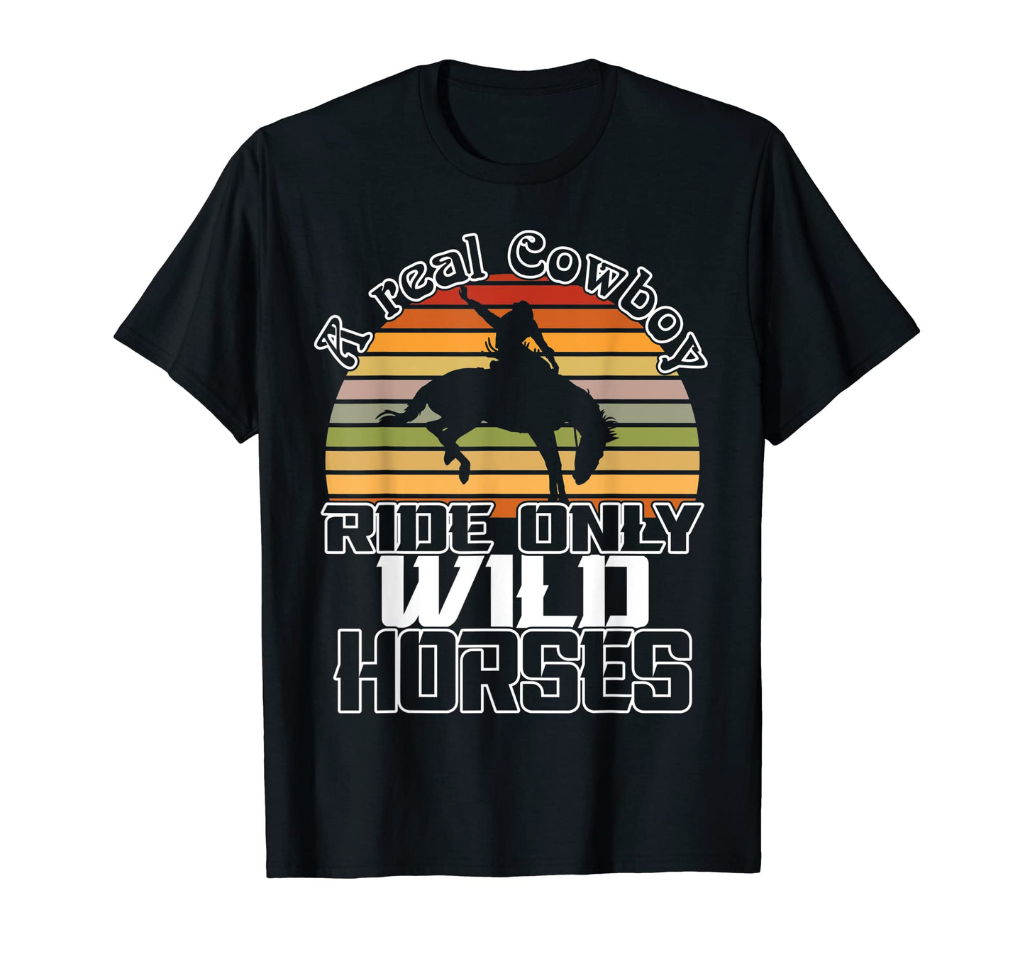 Cowboy Ride Horse Western Rodeo Country T-Shirt - Trendy Graphic Men Women - T-Shirt, Sweatshirt, Hoodie