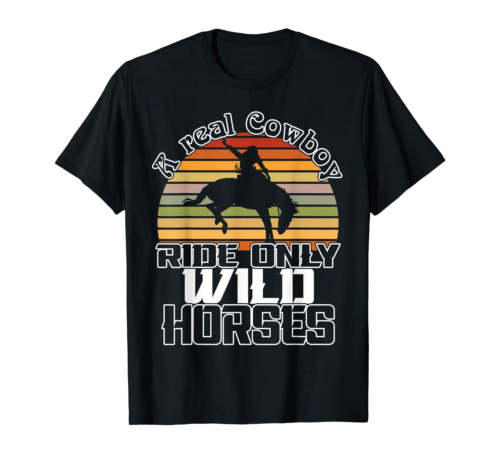 Cowboy Ride Horse Western Rodeo Country T-Shirt - Trendy Graphic Men Women - T-Shirt, Sweatshirt, Hoodie