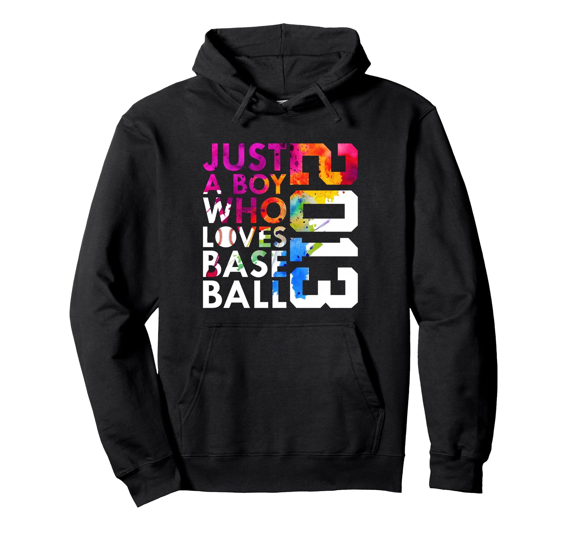 2013 Just Who Loves Baseball 13Th Birthday Hoodie - Trendy Graphic Unisex - T-Shirt, Sweatshirt, Hoodie