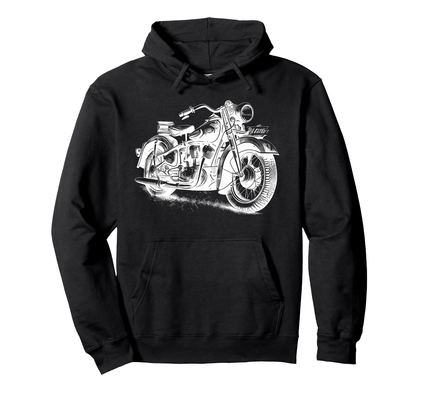 Motorcycling Biker Motorcycle Ride Hoodie - Custom Art Print for Adults - T-Shirt, Sweatshirt, Hoodie