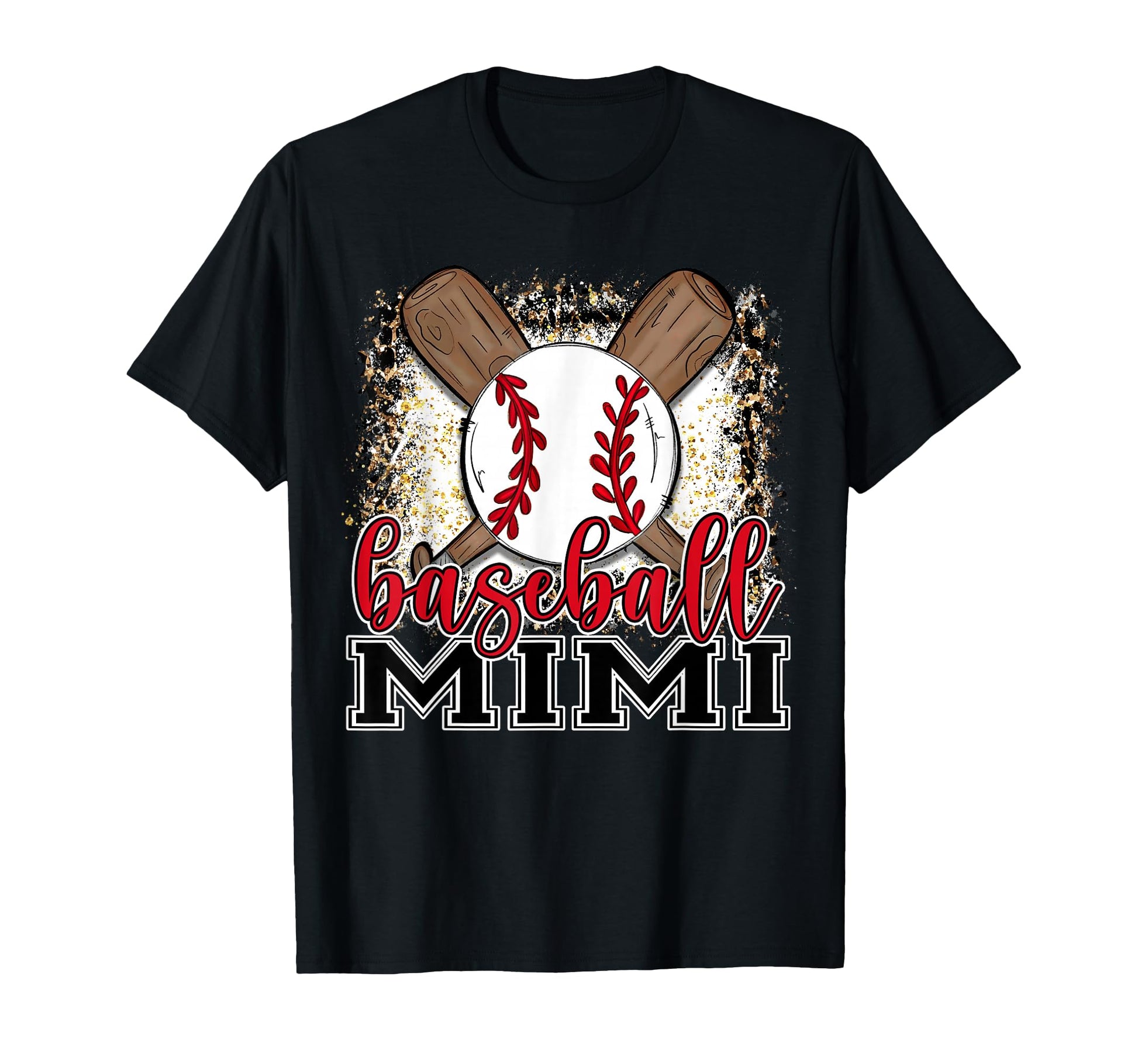Baseball Mimi Leopard Baseball Lovers T-Shirt - Graphic Print Men Women - T-Shirt, Sweatshirt, Hoodie