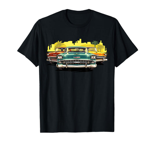 1957 1955 Bel Air 1956 Cars 50S T-Shirt - Casual Everyday Wear Unisex - T-Shirt, Sweatshirt, Hoodie