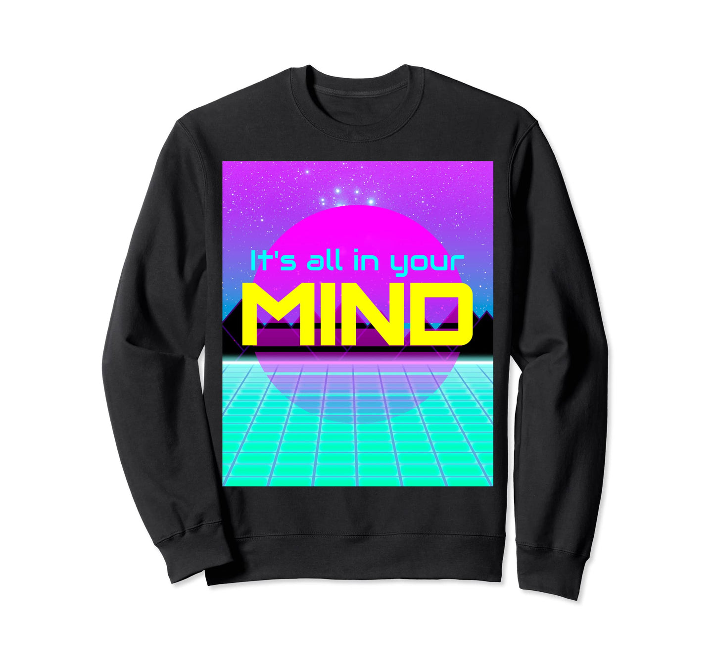 Vaporwave Aesthetics Synthwave Sweatshirt - Streetwear Style for Adults - T-Shirt, Sweatshirt, Hoodie