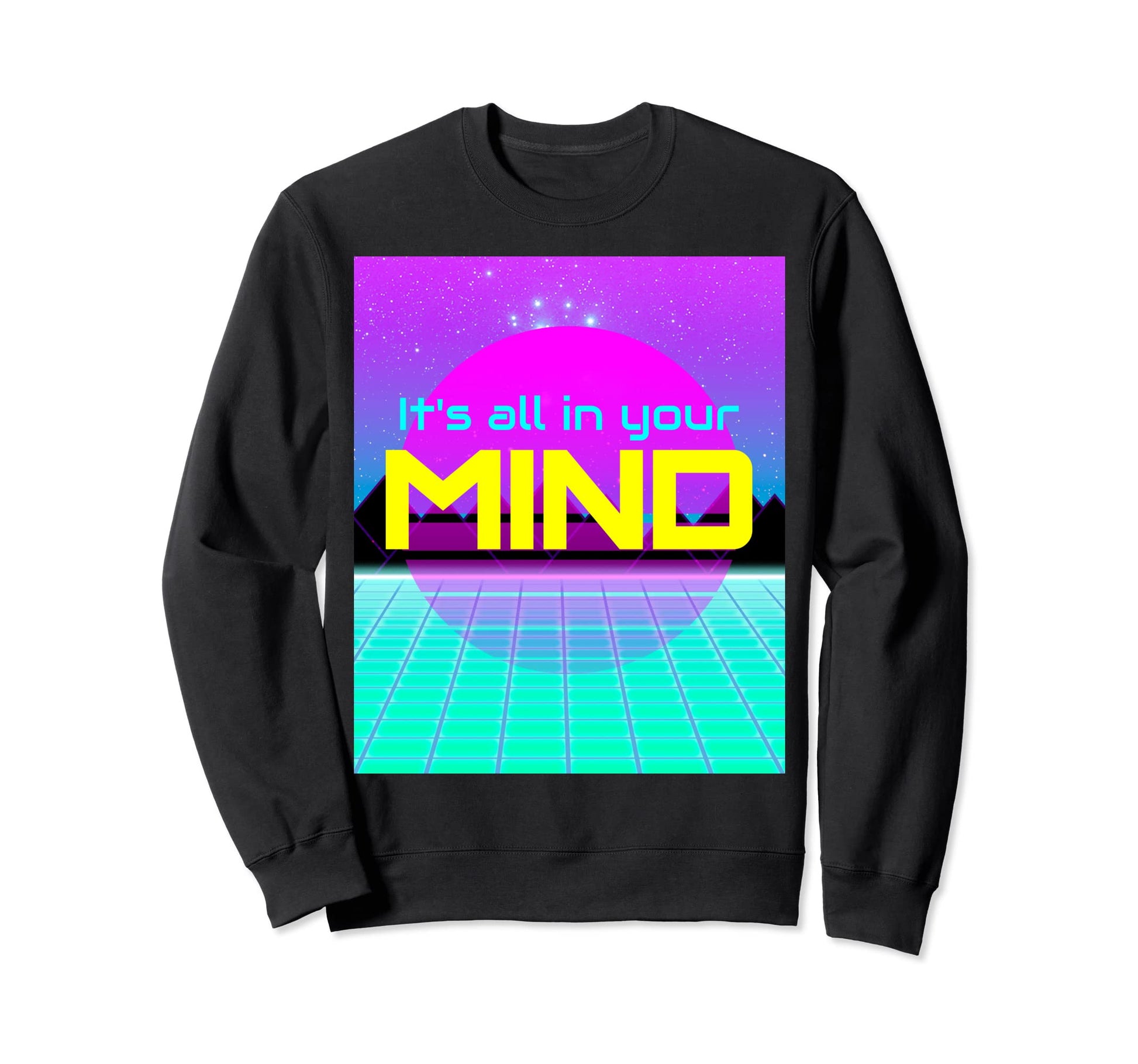 Vaporwave Aesthetics Synthwave Sweatshirt - Streetwear Style for Adults - T-Shirt, Sweatshirt, Hoodie