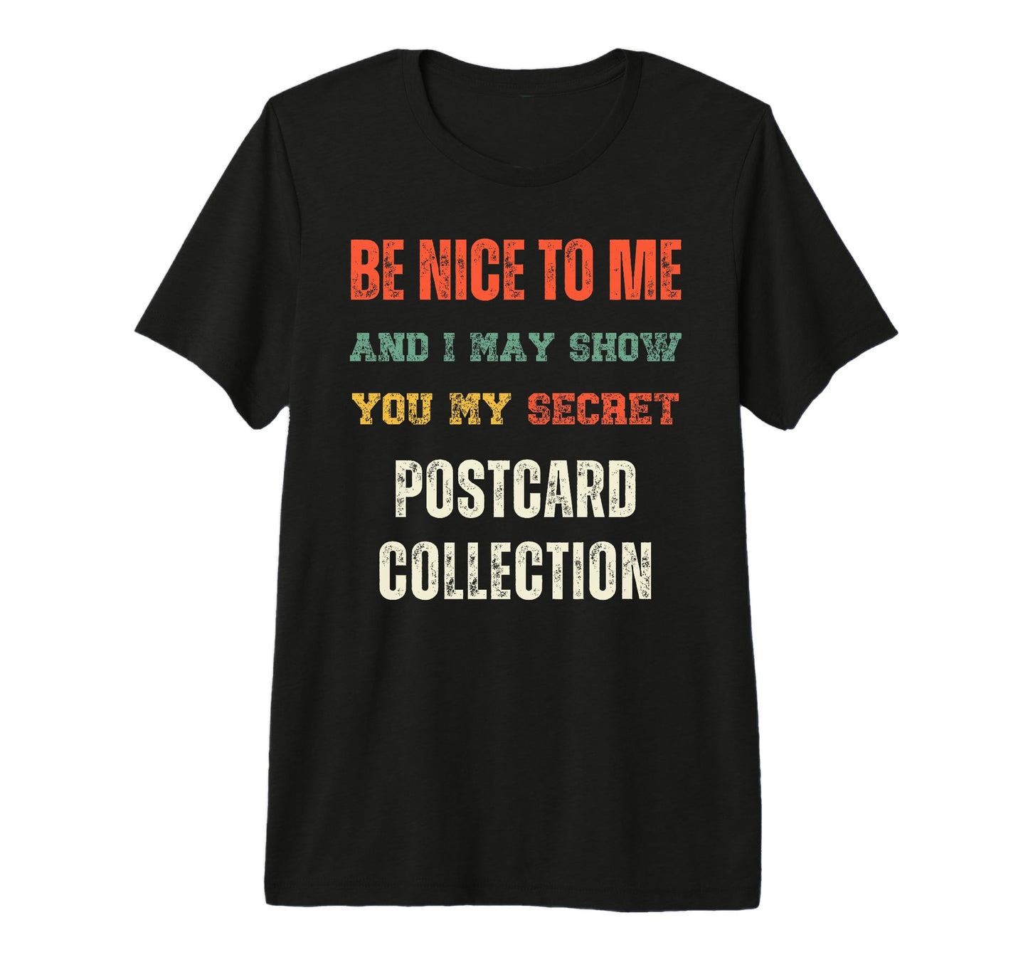 Funny Postcard Collection Collectors T-Shirt - Casual Everyday Wear Unisex - T-Shirt, Sweatshirt, Hoodie