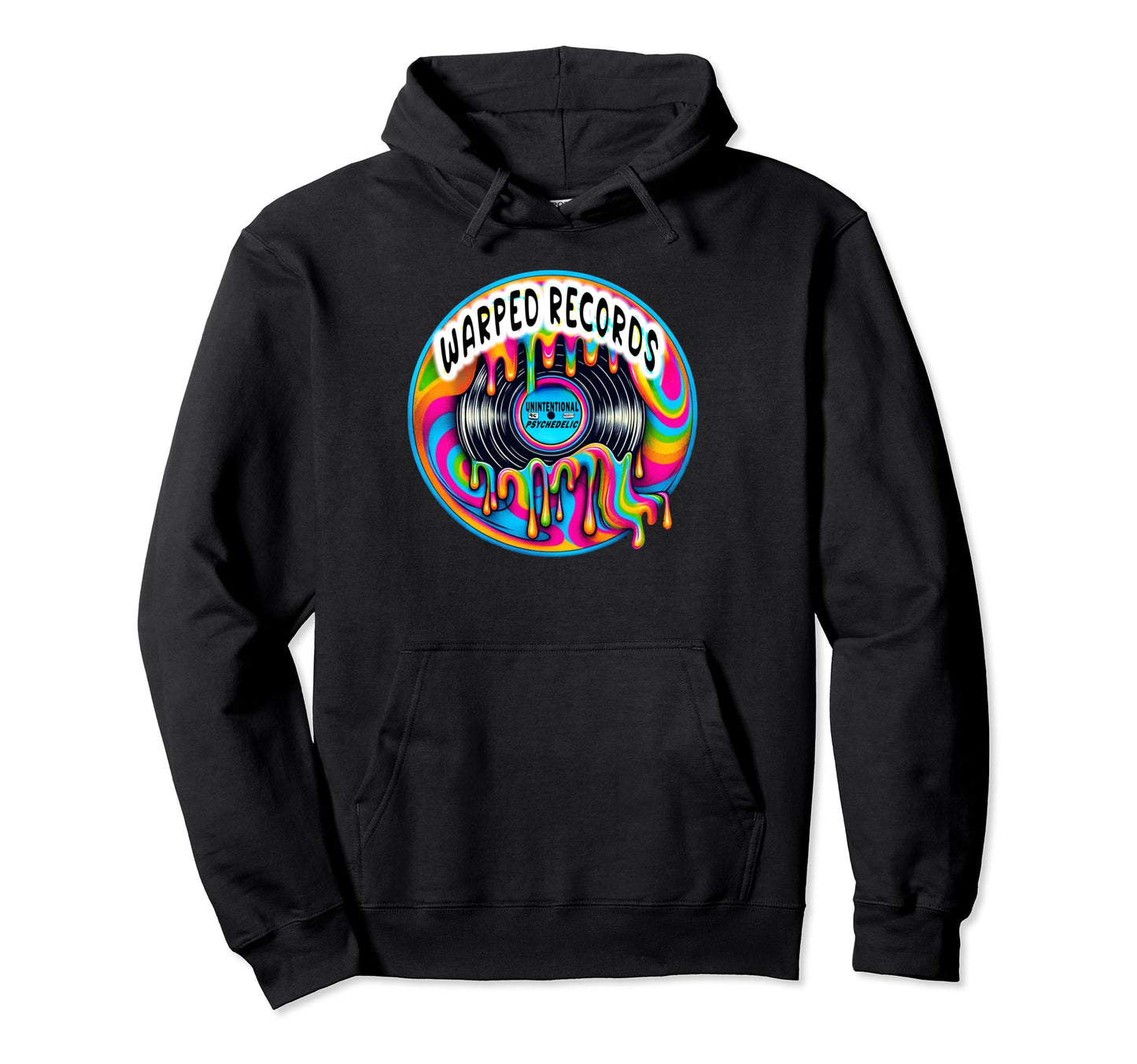 Warped Records Unintentional Psychedelics Hoodie - Minimalist Print Unisex - T-Shirt, Sweatshirt, Hoodie
