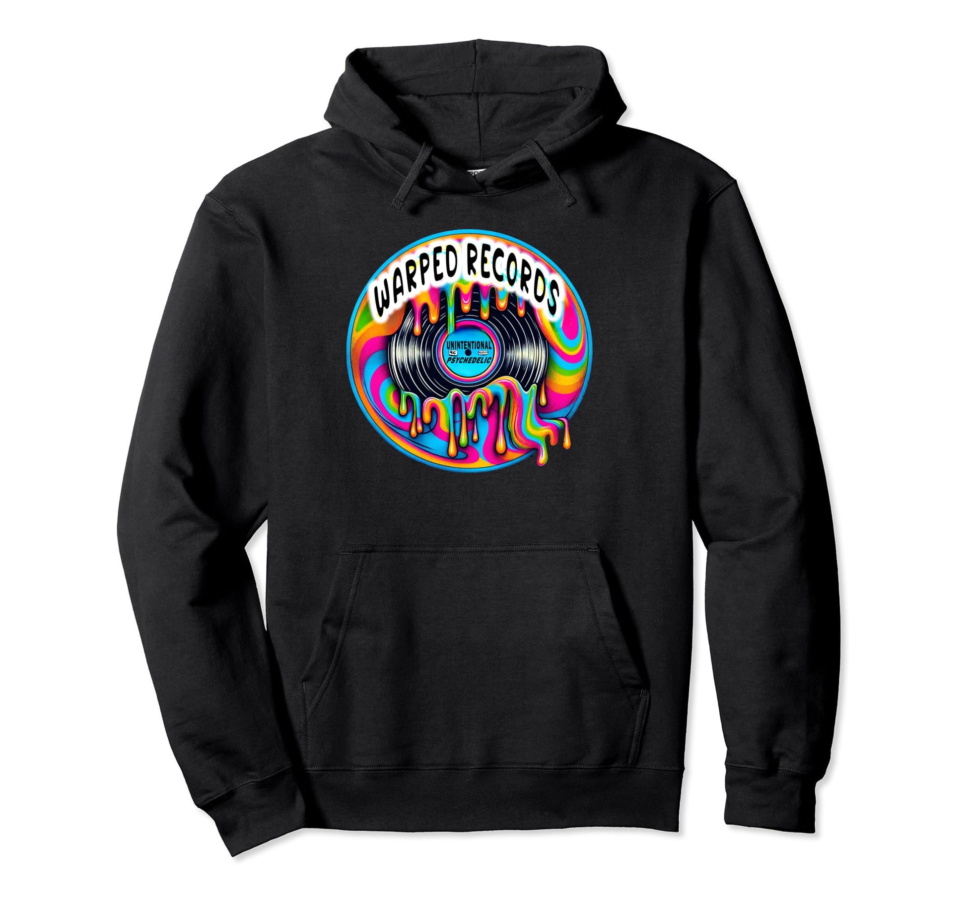 Warped Records Unintentional Psychedelics Hoodie - Minimalist Print Unisex - T-Shirt, Sweatshirt, Hoodie