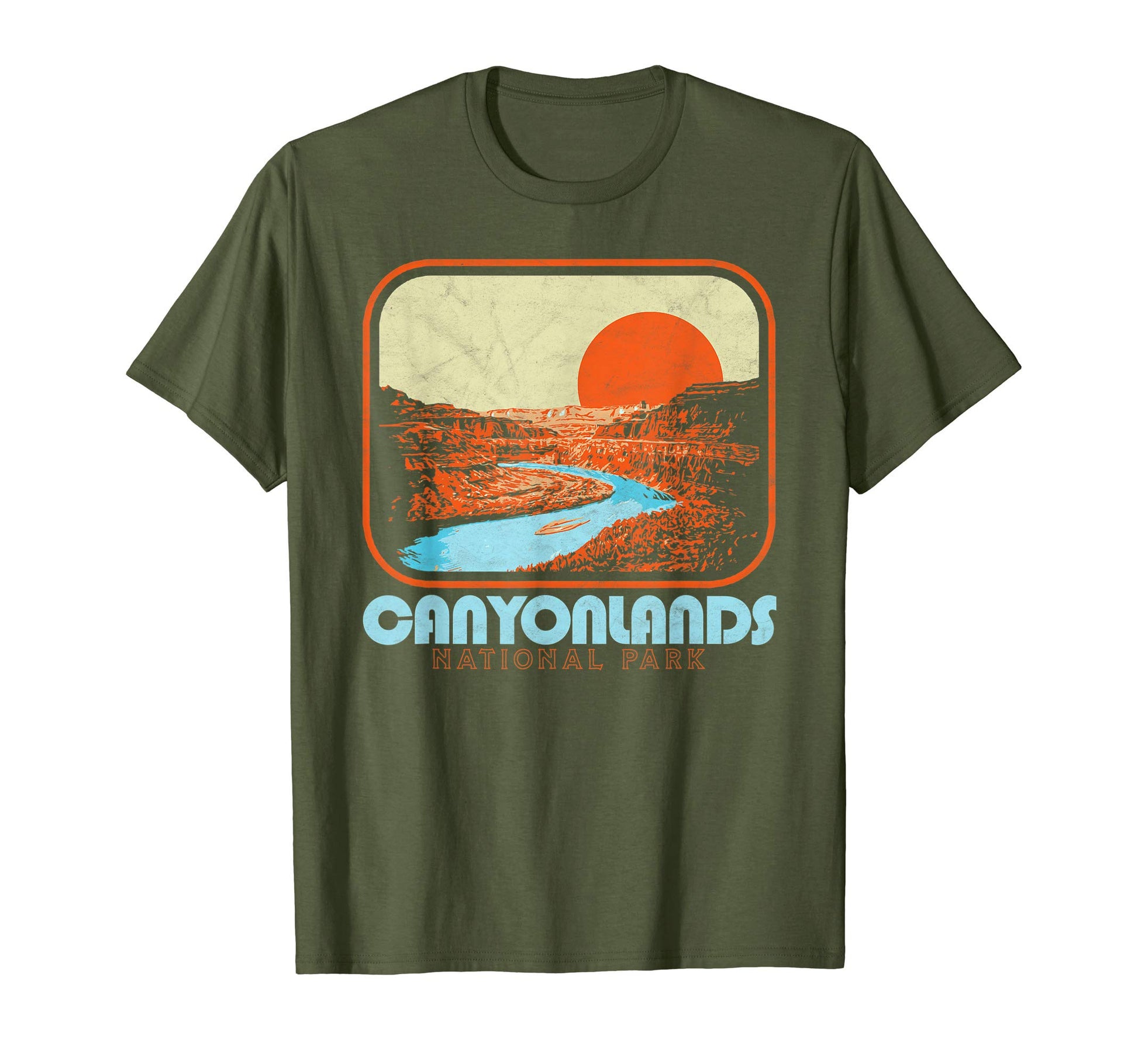 Canyonlands National Park Utah Vibe 80S T-Shirt - Trendy Graphic for Adults - T-Shirt, Sweatshirt, Hoodie