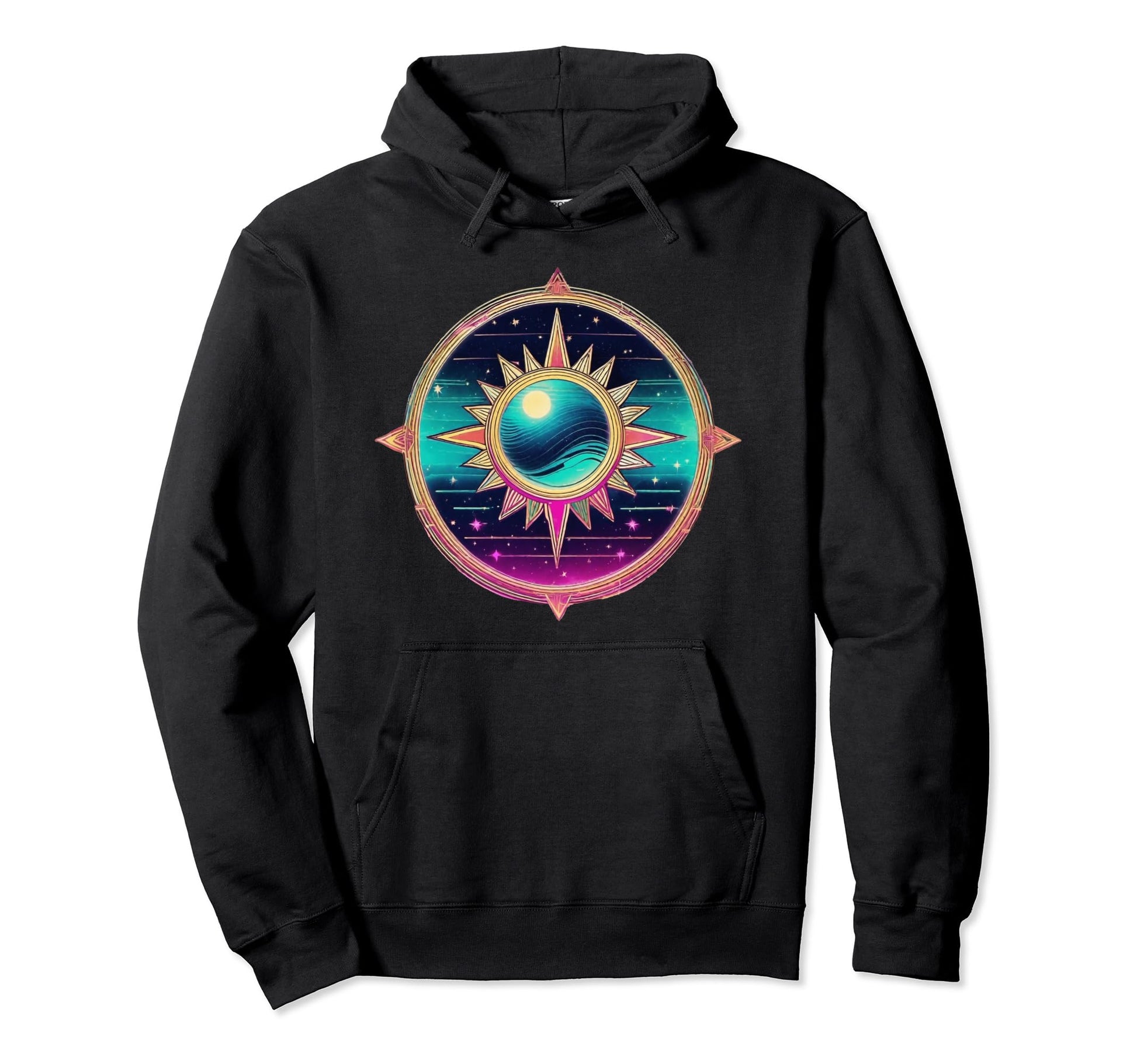 Synthwave Vaporwave Decor Anime Hoodie - Casual Everyday Wear for Adults - T-Shirt, Sweatshirt, Hoodie