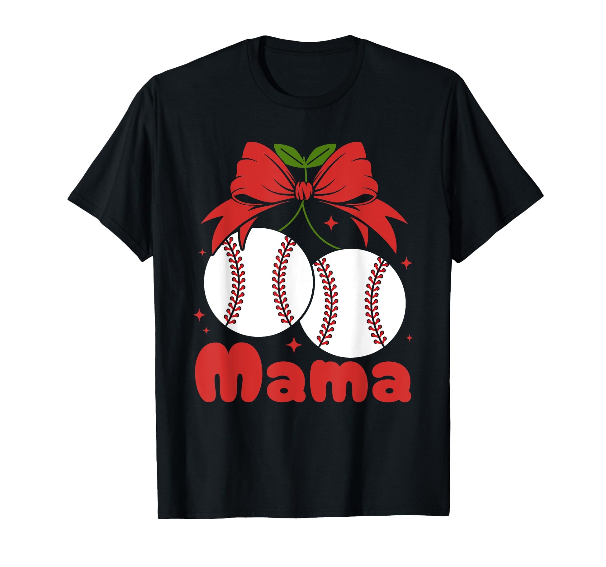 Cherry Mama Coquette Bow Mom Baseball T-Shirt - Streetwear Style Men Women - T-Shirt, Sweatshirt, Hoodie