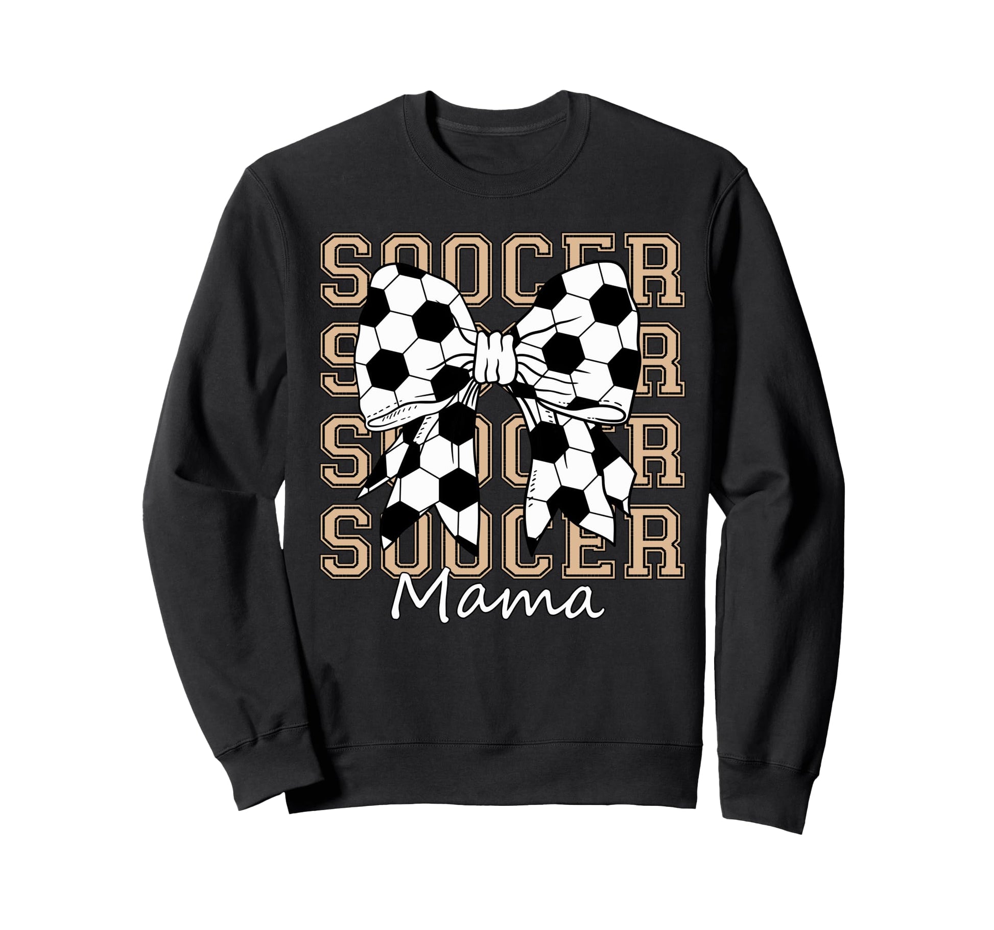Soocer Mama Coquette Bow Game Day Sweatshirt - Aesthetic Graphic Unisex - T-Shirt, Sweatshirt, Hoodie