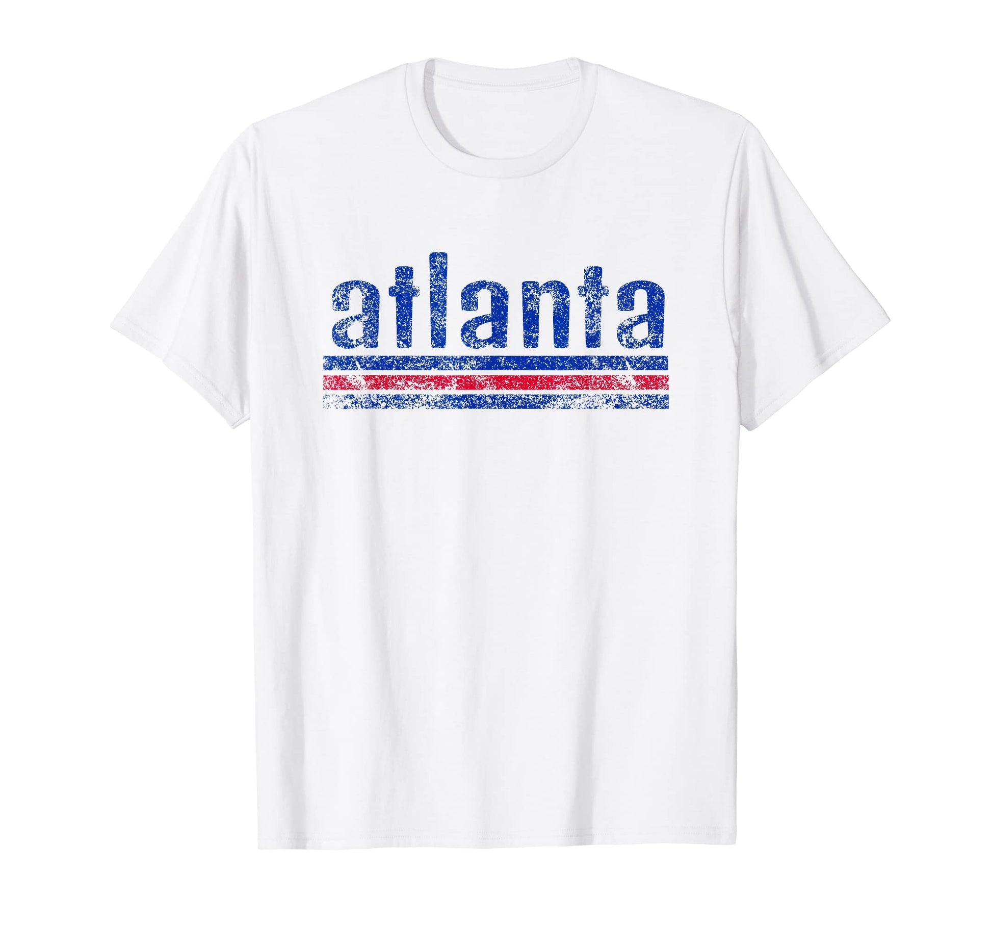 Atlanta Georgia Weathered Throwback T-Shirt - Unique Graphic Unisex - T-Shirt, Sweatshirt, Hoodie