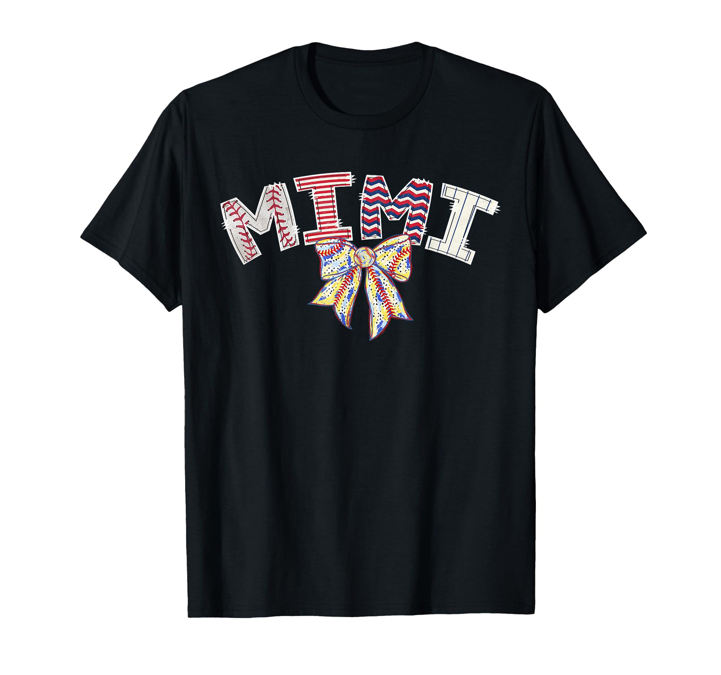 Baseball Mimi Coquette Bow Game Day T-Shirt - Fun Novelty Design Unisex - T-Shirt, Sweatshirt, Hoodie