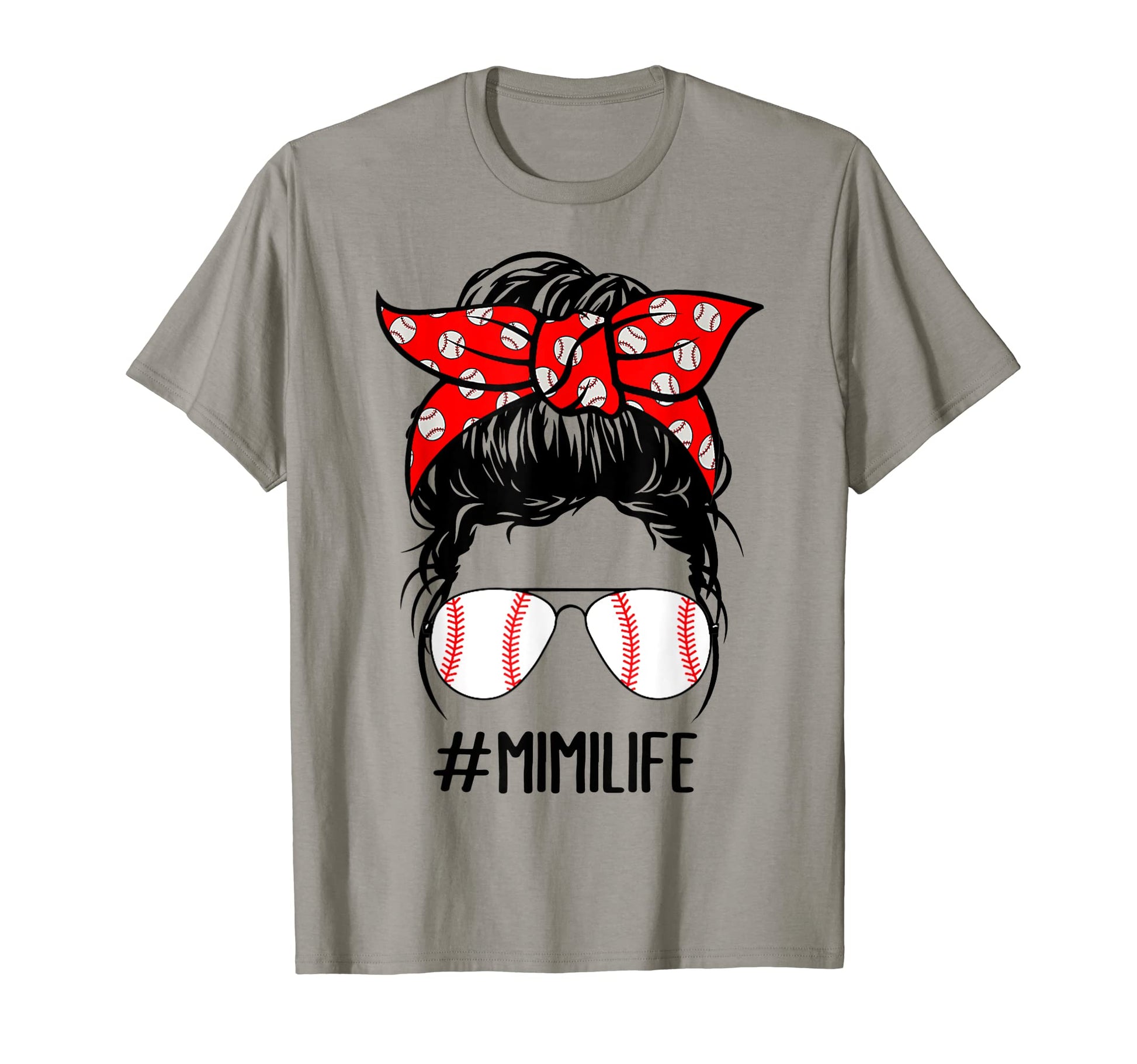 Mimi Life Baseball Softball Mothers T-Shirt - Fun Novelty Design Men Women - T-Shirt, Sweatshirt, Hoodie