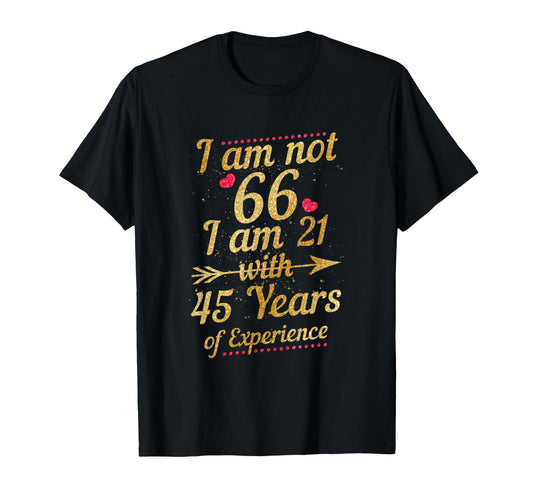 66Th Birthday 66 Year Old Gift T-Shirt - Casual Everyday Wear for Adults - T-Shirt, Sweatshirt, Hoodie