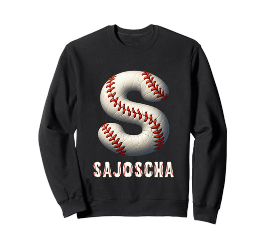 Baseball Home Run Merlin Initial Sweatshirt - Streetwear Style for Adults - T-Shirt, Sweatshirt, Hoodie