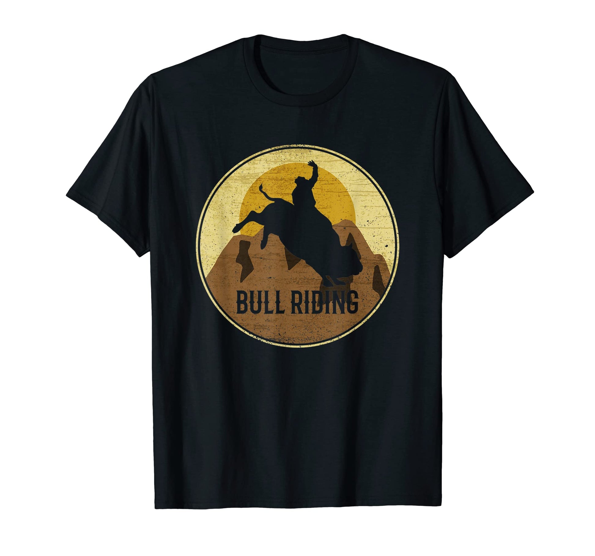 Rodeo Bull Riding Country Western T-Shirt - Aesthetic Graphic for Adults - T-Shirt, Sweatshirt, Hoodie