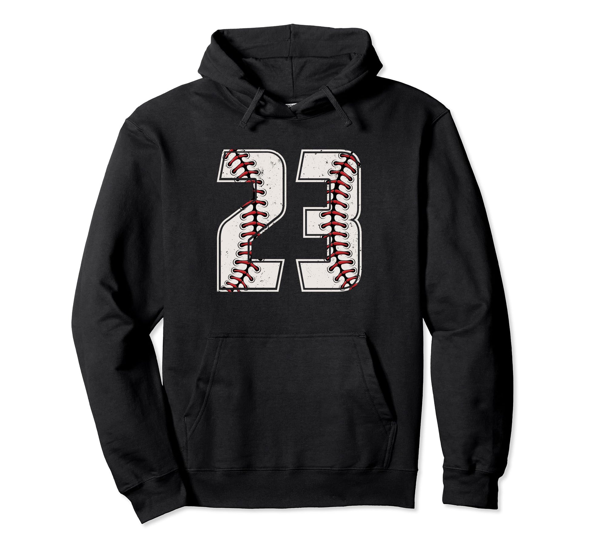 Baseball Player Number 23 Twenty Three Hoodie - Custom Art Print Unisex - T-Shirt, Sweatshirt, Hoodie