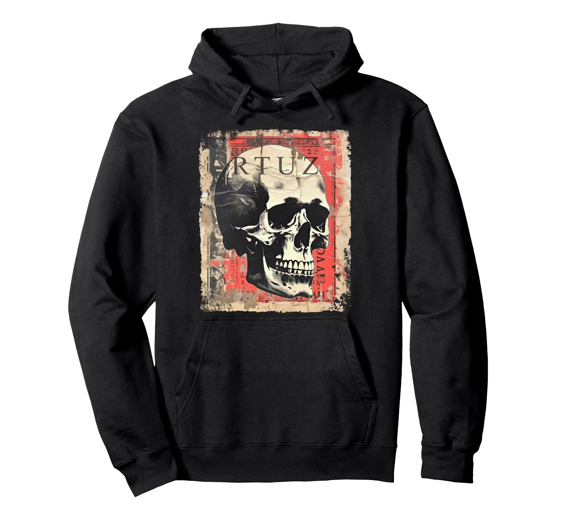 Aesthetic Streetwear Skull Hoodie - Trendy Graphic for Adults - T-Shirt, Sweatshirt, Hoodie