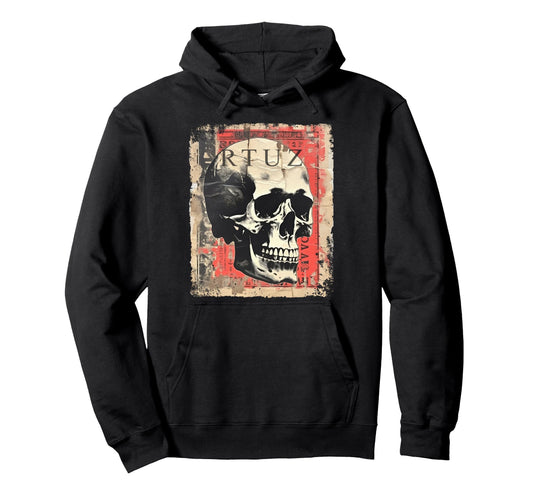 Aesthetic Streetwear Skull Hoodie - Trendy Graphic for Adults - T-Shirt, Sweatshirt, Hoodie