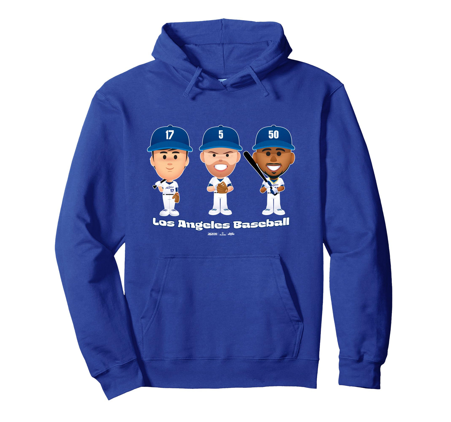 Los Angeles Baseball Players Body Trio Hoodie - Graphic Print Men Women - T-Shirt, Sweatshirt, Hoodie