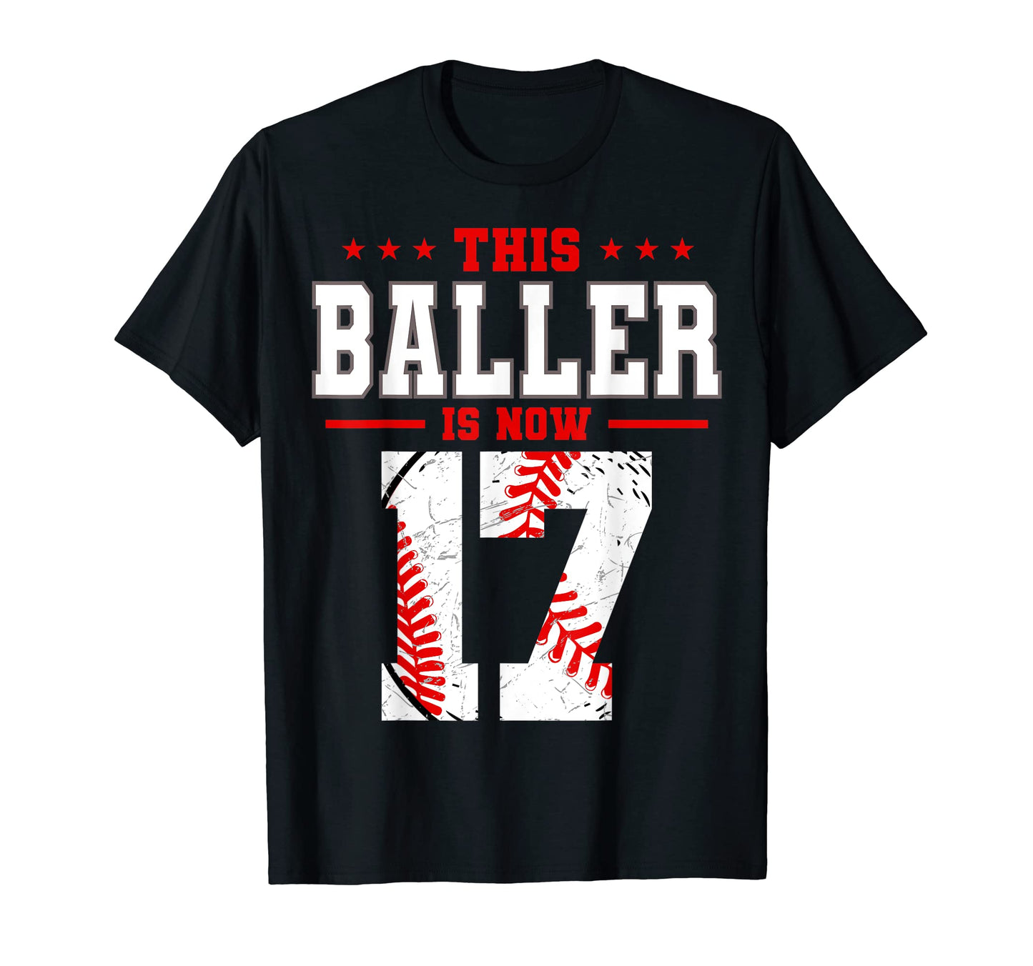 This Baller Is Now 17 Birthday T-Shirt - Streetwear Style Men Women - T-Shirt, Sweatshirt, Hoodie
