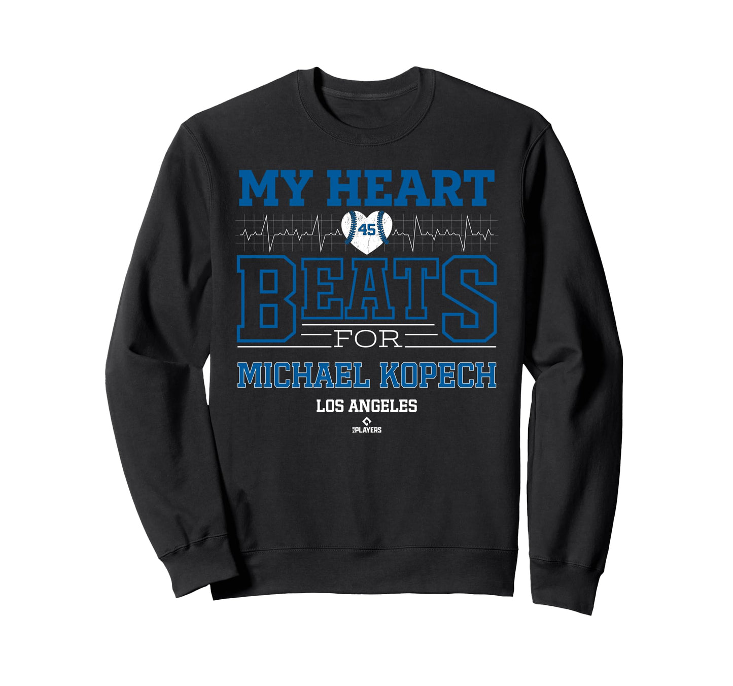 My Heart Beats Michael Kopech Los Sweatshirt - Trendy Graphic Unisex - T-Shirt, Sweatshirt, Hoodie