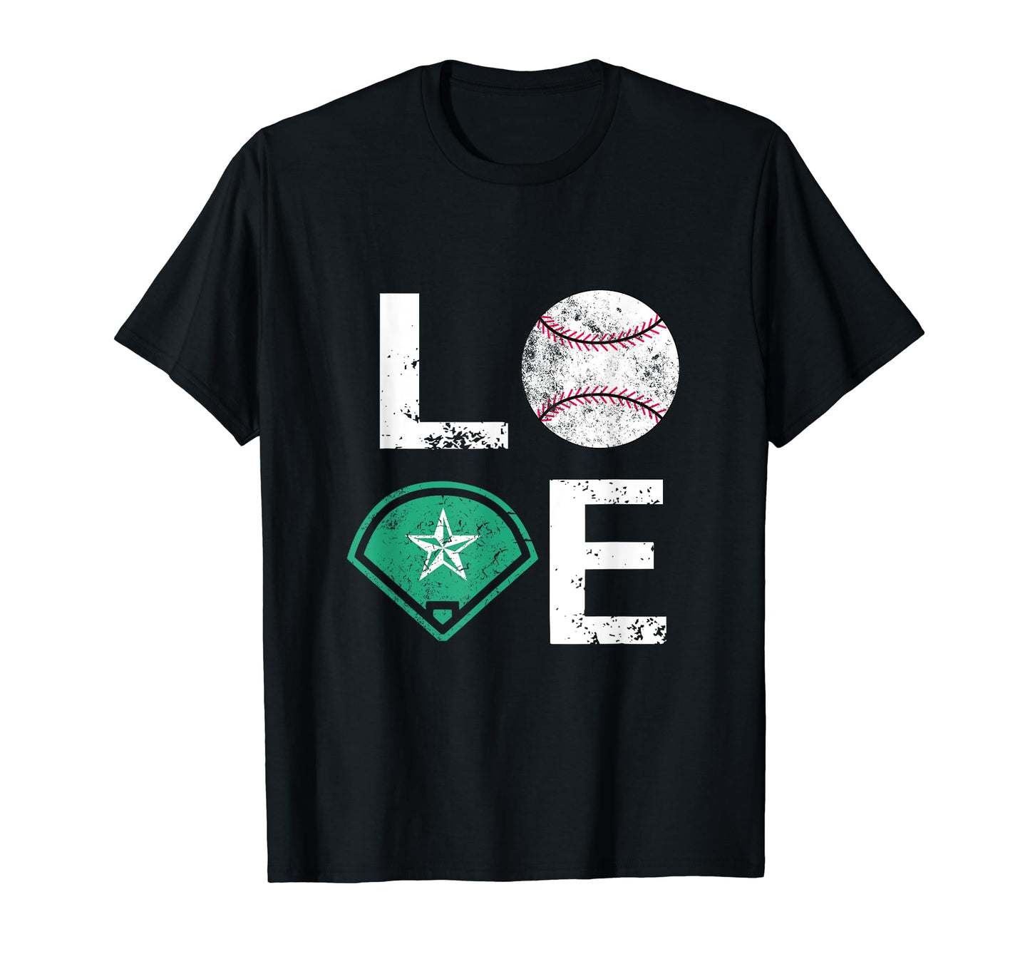 Baseball Love Ball Field Player T-Shirt - Aesthetic Graphic for Adults - T-Shirt, Sweatshirt, Hoodie