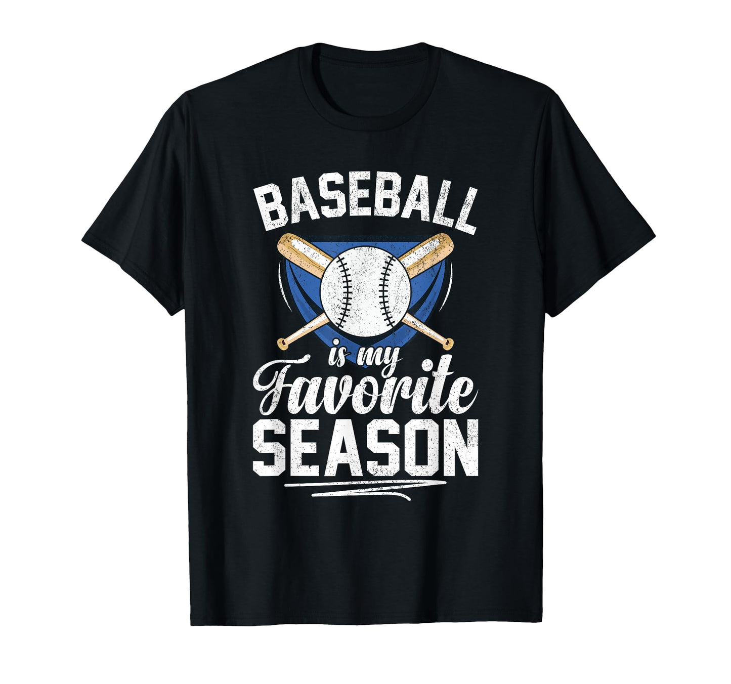 Baseball Is My Favorite Season T-Shirt - Custom Art Print Men Women - T-Shirt, Sweatshirt, Hoodie