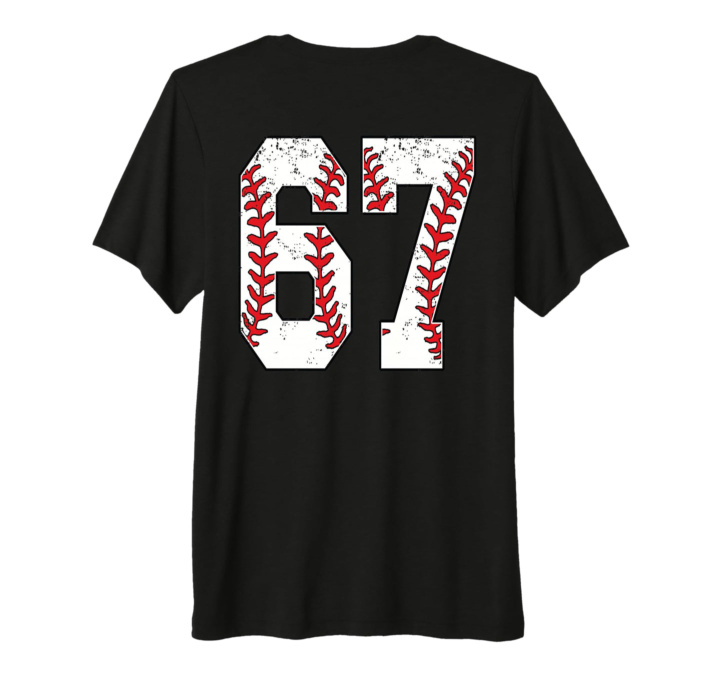 Number 67 Baseball Jersey Number 67 T-Shirt - Custom Art Print Men Women - T-Shirt, Sweatshirt, Hoodie