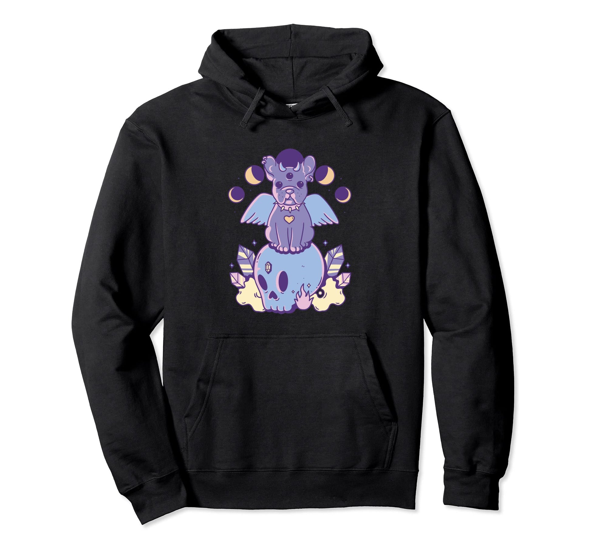 Pastel Goth Dog Alternative Aesthetic Y2K Hoodie - Trendy Graphic Unisex - T-Shirt, Sweatshirt, Hoodie
