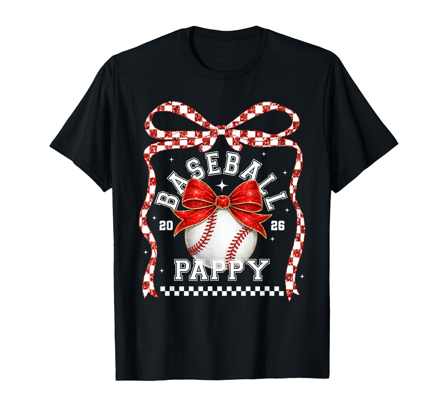 Baseball Pappy Coquette Bow Game Day T-Shirt - Novelty Apparel Unisex - T-Shirt, Sweatshirt, Hoodie