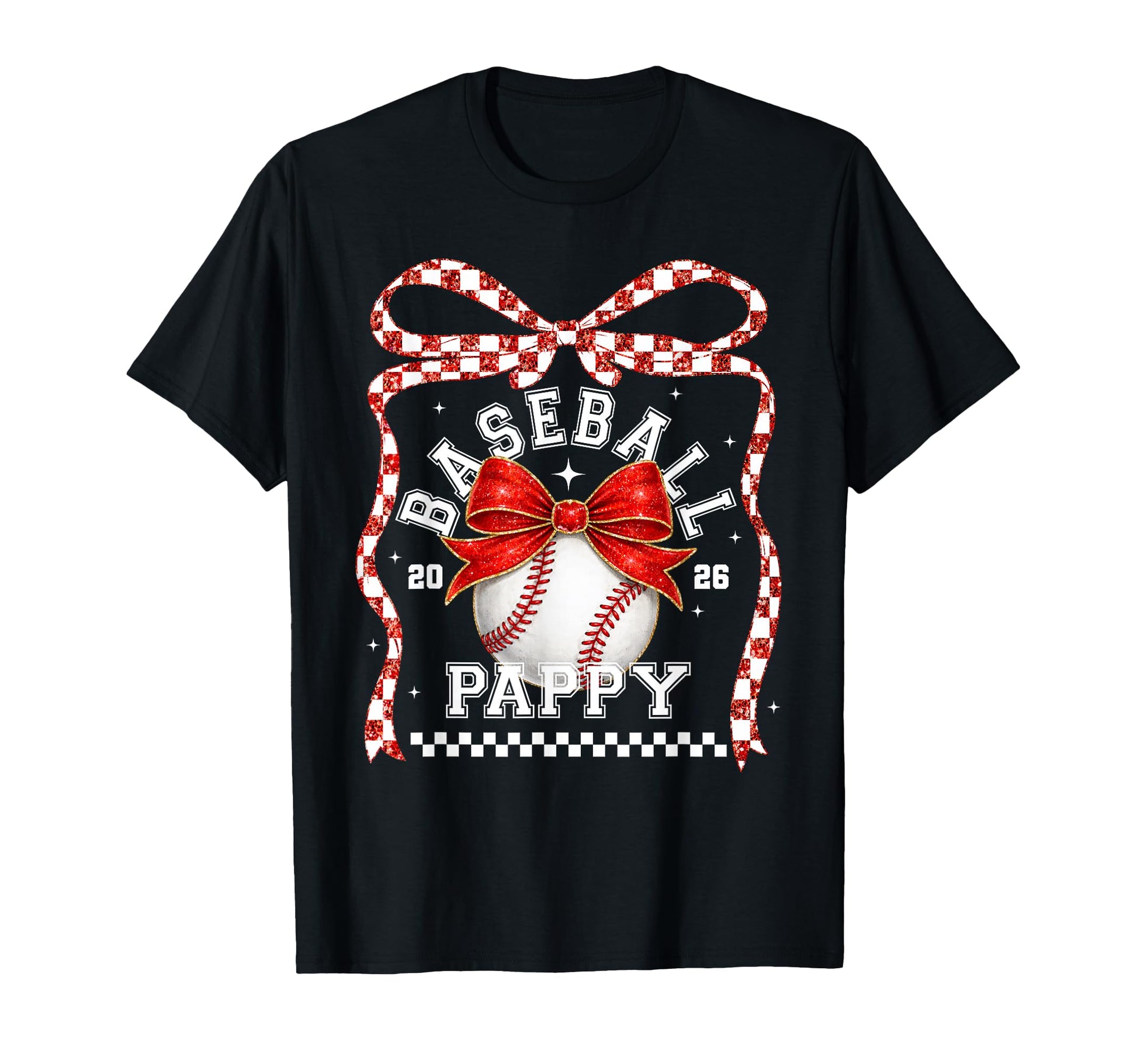 Baseball Pappy Coquette Bow Game Day T-Shirt - Novelty Apparel Unisex - T-Shirt, Sweatshirt, Hoodie