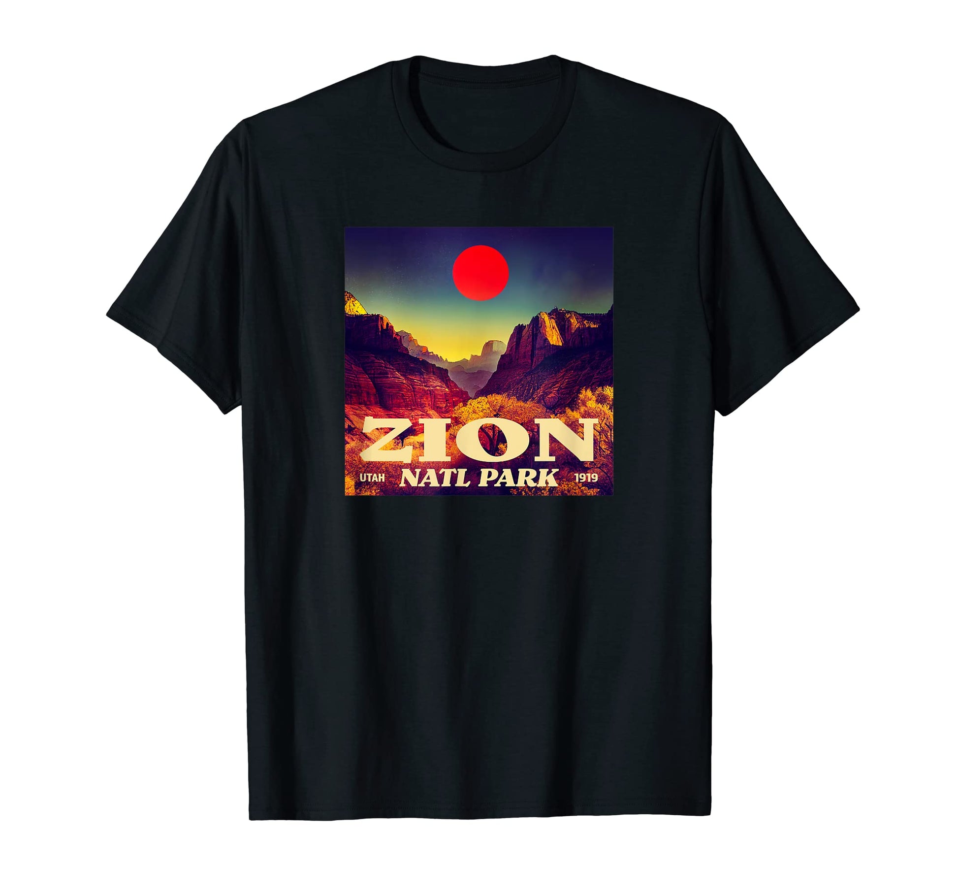 Zion Utah Zion National Park T-Shirt - Unique Graphic Men Women - T-Shirt, Sweatshirt, Hoodie