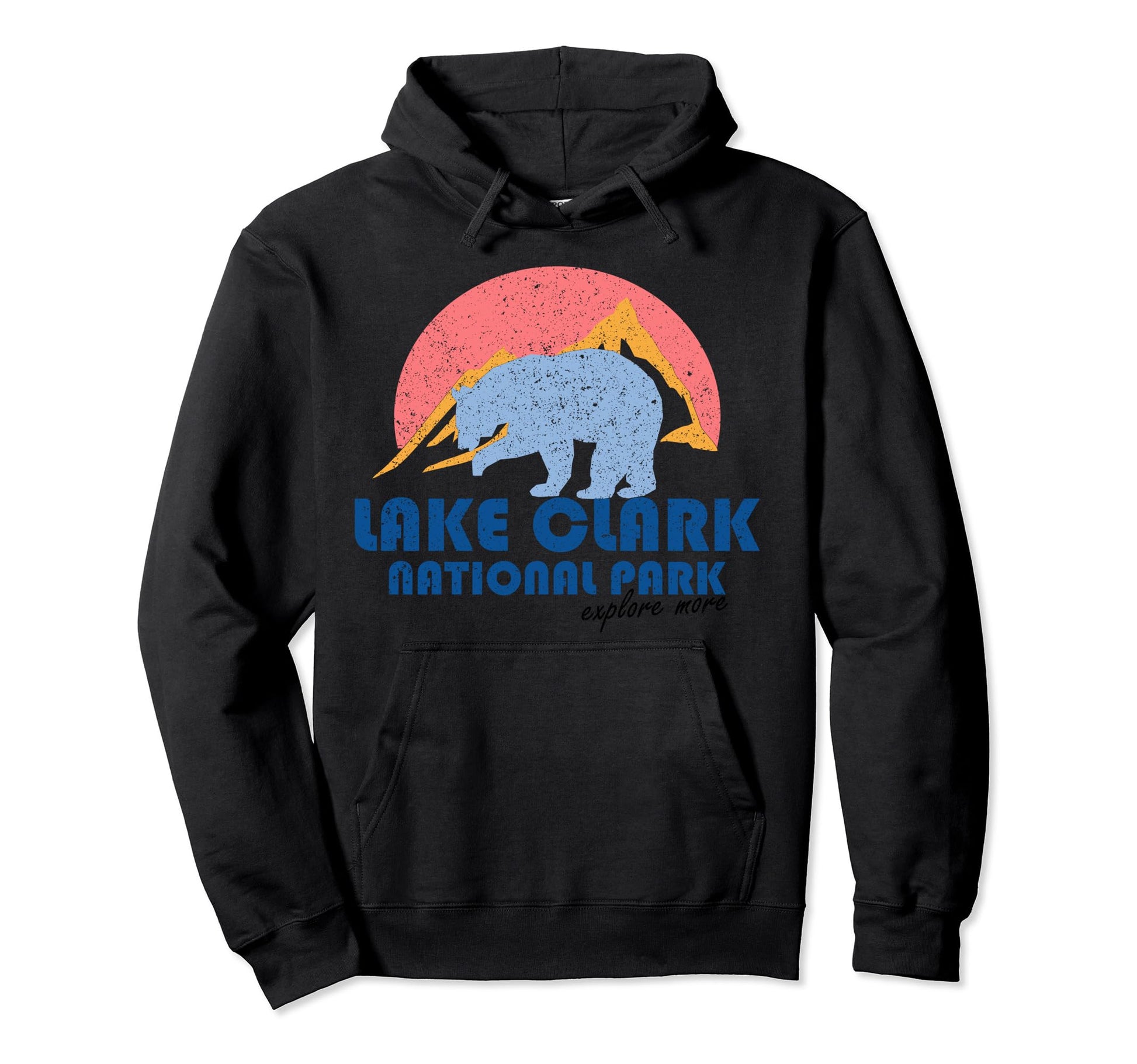 Lake Clark National Park Alaska Hoodie - Custom Art Print Men Women - T-Shirt, Sweatshirt, Hoodie
