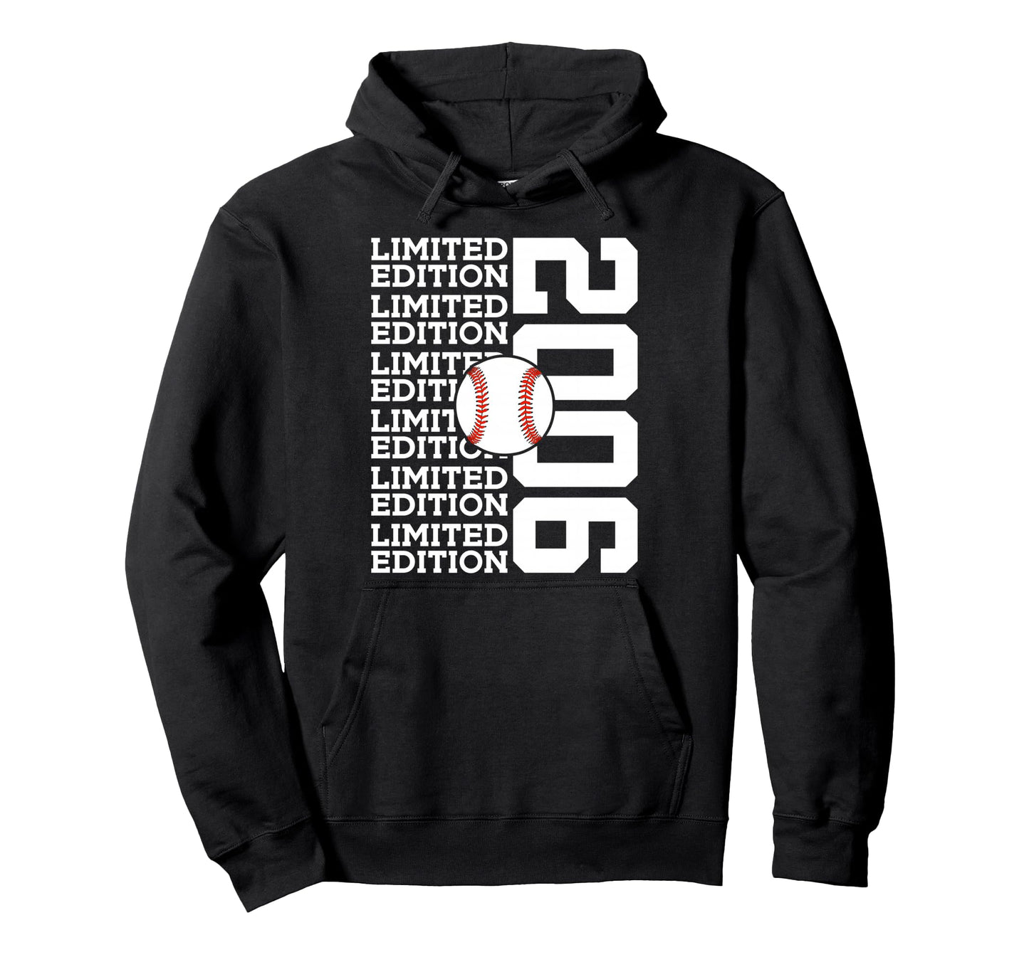 2006 Baseball 20Th Birthday Hoodie - Trendy Graphic Men Women - T-Shirt, Sweatshirt, Hoodie