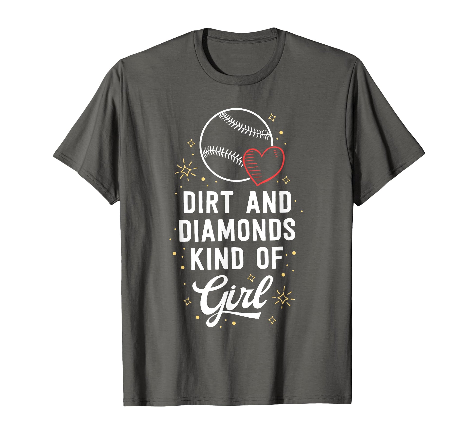 Baseball Dirt And Diamonds Kind T-Shirt - Minimalist Print Unisex - T-Shirt, Sweatshirt, Hoodie
