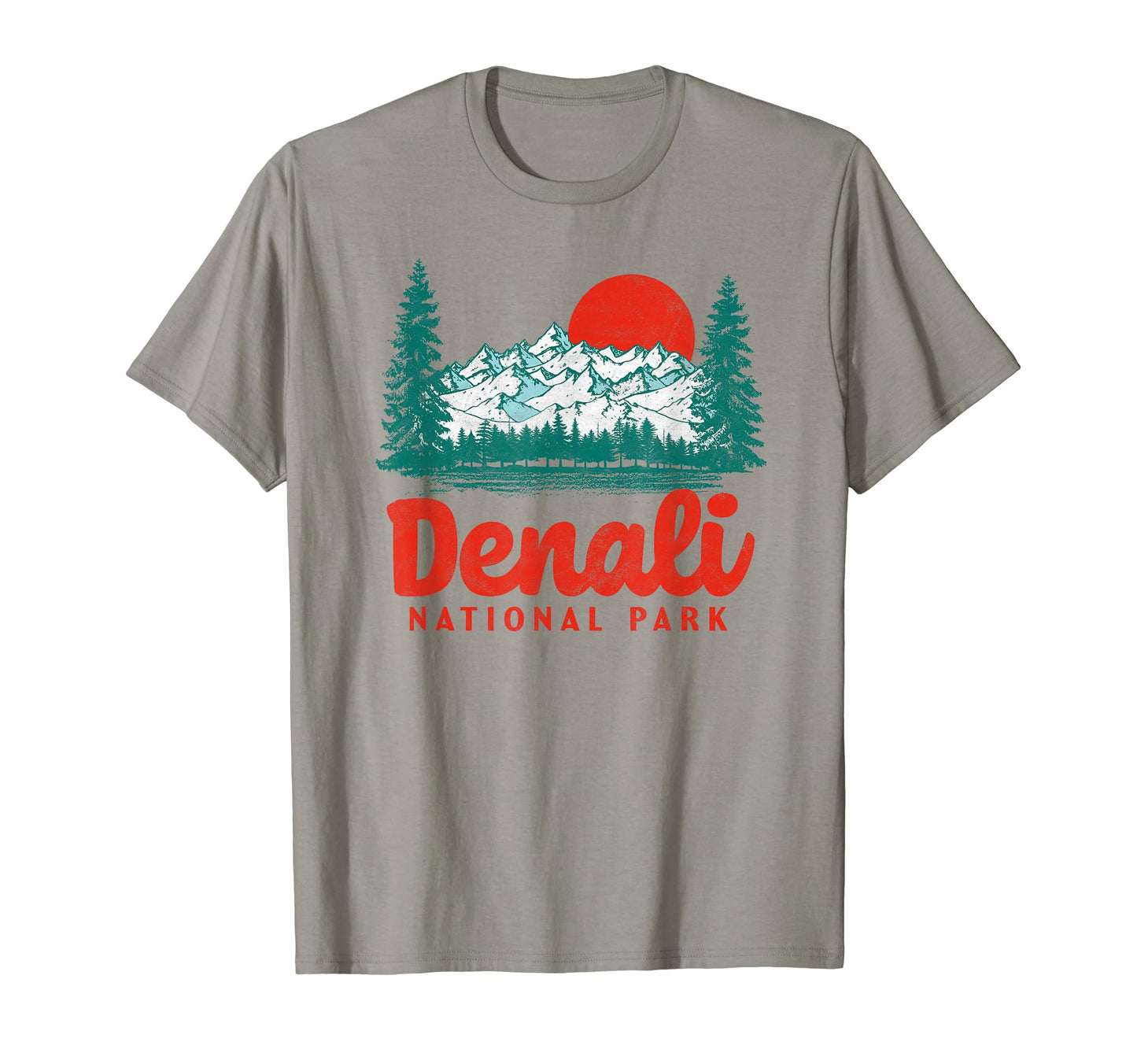 Denali National Park 80S T-Shirt - Novelty Apparel Men Women - T-Shirt, Sweatshirt, Hoodie
