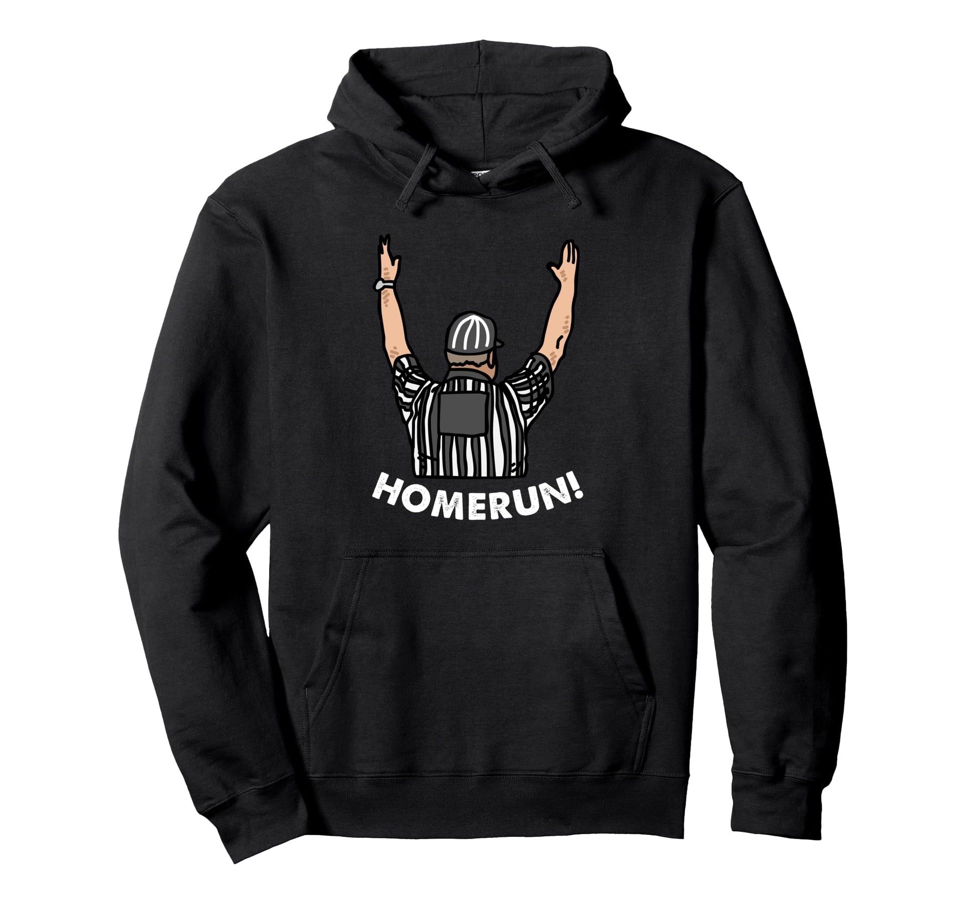 Homerun Referee American Football Hoodie - Casual Everyday Wear for Adults - T-Shirt, Sweatshirt, Hoodie